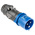 Legrand, HYPRA IP44 Blue Cable Mount 2P + E Industrial Power Plug, Rated At 16A, 230 V