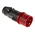 Legrand, HYPRA IP44 Red Cable Mount 3P + E Industrial Power Plug, Rated At 16A, 415 V