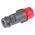 Legrand, HYPRA IP44 Red Cable Mount 3P + N + E Industrial Power Plug, Rated At 16A, 415 V