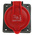 Legrand Red Socket, Rated At 16A