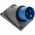 Legrand, HYPRA IP44 Blue Panel Mount 2P + E Right Angle Industrial Power Plug, Rated At 16A, 230 V