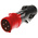 Legrand, HYPRA IP44 Red Cable Mount 3P + E Industrial Power Plug, Rated At 32A, 415 V