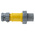 MENNEKES, PowerTOP IP67 Yellow Cable Mount 3P Industrial Power Plug, Rated At 16A, 110 V
