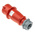 MENNEKES, AM-TOP IP44 Red Cable Mount 7P Industrial Power Plug, Rated At 32A, 400 V