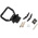 Rema Black Chassis Mount 2P Industrial Power Socket, Rated At 80A, 150 V