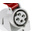 MENNEKES IP44 Red Wall Mount 4P 25 ° Industrial Power Socket, Rated At 16A, 400 V