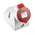 MENNEKES IP44 Red Wall Mount Right Angle Socket, Rated At 16A, 415 V