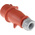 MENNEKES, AM-TOP IP44 Red Cable Mount 3P + N + E Industrial Power Plug, Rated At 16A, 400 V