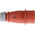 MENNEKES, AM-TOP IP44 Red Cable Mount 3P + N + E Industrial Power Plug, Rated At 16A, 400 V