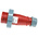 MENNEKES, AM-TOP IP67 Red Cable Mount 4P Industrial Power Plug, Rated At 16A, 400 V