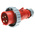 MENNEKES, AM-TOP IP67 Red Cable Mount 4P Industrial Power Plug, Rated At 16A, 400 V
