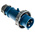 MENNEKES, AM-TOP IP67 Blue Cable Mount 3P Industrial Power Plug, Rated At 32A, 230 V