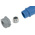 MENNEKES, AM-TOP IP67 Blue Cable Mount 3P Industrial Power Socket, Rated At 16A, 230 V