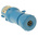 Schneider Electric, PratiKa IP44 Blue Cable Mount 2P + E Industrial Power Plug, Rated At 16A, 230 V
