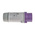 Scame IP44 Purple Cable Mount 3P Industrial Power Plug, Rated At 16A, 20 → 25 V