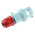 Scame IP44 Red Cable Mount 3P + E Industrial Power Connector Adapter Plug, Rated At 16A, 415 V,With Phase Inverter