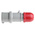 Scame IP44 Red Cable Mount 3P + N + E Industrial Power Connector Adapter Plug, Rated At 32A, 415 V,With Phase Inverter