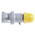 Scame IP44 Yellow Cable Mount 2P + E Industrial Power Plug, Rated At 16A, 110 V