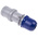 Scame IP44 Blue Cable Mount 2P + E Industrial Power Plug, Rated At 32A, 230 V