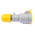Scame IP44 Yellow Cable Mount 2P + E Industrial Power Socket, Rated At 32A, 110 V
