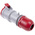 Scame IP44 Red Cable Mount 3P + N + E Industrial Power Socket, Rated At 32A, 415 V