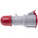 Scame IP44 Red Cable Mount 3P + N + E Industrial Power Socket, Rated At 32A, 415 V