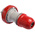 Scame IP66, IP67 Red Cable Mount 3P + N + E Industrial Power Plug, Rated At 16A, 415 V