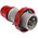 Scame IP66, IP67 Red Cable Mount 3P + N + E Industrial Power Plug, Rated At 16A, 415 V