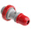 Scame IP67 Red Cable Mount 3P + E Industrial Power Plug, Rated At 32A, 415 V