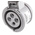 Scame IP66, IP67 Red Cable Mount 3P + E Industrial Power Socket, Rated At 16A, 415 V