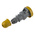 Scame IP66, IP67 Yellow Cable Mount 2P + E Industrial Power Socket, Rated At 16A, 110 V