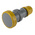 Scame IP66, IP67 Yellow Cable Mount 2P + E Industrial Power Socket, Rated At 16A, 110 V