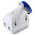 Scame IP66, IP67 Blue Wall Mount 2P + E Industrial Power Socket, Rated At 32A, 230 V