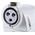 Scame IP66, IP67 Blue Wall Mount 2P + E Industrial Power Socket, Rated At 32A, 230 V