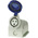 Scame IP66, IP67 Blue Wall Mount 2P + E Industrial Power Socket, Rated At 32A, 230 V