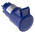 Scame IP54 Blue Industrial Power Connector Adapter Socket, Rated At 16A, 250 V