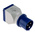 Scame IP20 Blue 1 x 2P + E, 1 x 2P + E Industrial Power Connector Adapter Plug, Socket, Rated At 16A, 250 V