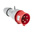 Legrand, P17 Tempra Pro IP44 Red Cable Mount 3P + N + E Industrial Power Plug, Rated At 32A, 415 V
