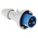 Legrand, P17 Tempra Pro IP66, IP67 Blue Cable Mount 2P + E Industrial Power Plug, Rated At 16A, 230 V