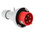 Legrand, P17 Tempra Pro IP66, IP67 Red Cable Mount 3P + N + E Industrial Power Plug, Rated At 32A, 415 V