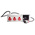 Scame, Block 3 IP44 Red Wall Mount 3P + E RCD Industrial Power Connector Socket, Rated At 16A, 415 V