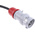 Scame IP44 Red Surface Mount 3P + N + E Industrial Power Socket, Rated At 16A, 346 → 415 V