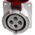 Scame Socket, Rated At 16A, 380 → 415 V