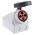 MENNEKES IP67 Red Wall Mount 4P Right Angle Socket, Rated At 63A, 415 V