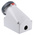 MENNEKES IP67 Red Wall Mount 4P Right Angle Socket, Rated At 63A, 415 V