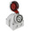 MENNEKES IP67 Red Wall Mount 4P 25 ° Industrial Power Socket, Rated At 16A, 400 V