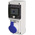 Scame IP67 Blue Wall Mount 2P + E Industrial Power Socket, Rated At 16A, 230 V