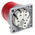 Scame IP44 Red Panel Mount 3P + N + E Industrial Power Plug, Rated At 32A, 415 V