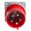 Scame IP44 Red Panel Mount 3P + N + E Industrial Power Plug, Rated At 32A, 415 V