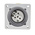 Scame IP67 Yellow Panel Mount 2P + E Industrial Power Plug, Rated At 16A, 110 V